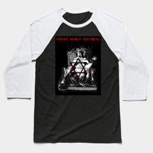 Whole Burnt Offering: The Bull-Headed God Baseball T-Shirt